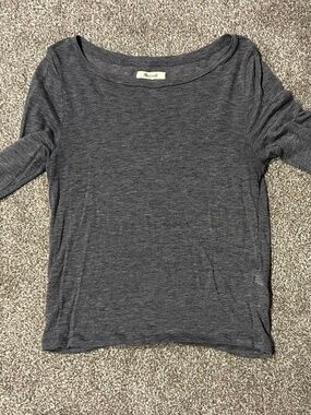 Madewell Scoopneck Long-Sleeve Tee